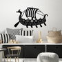 Wallity Viking Accesorio de Pared de Metal Negro